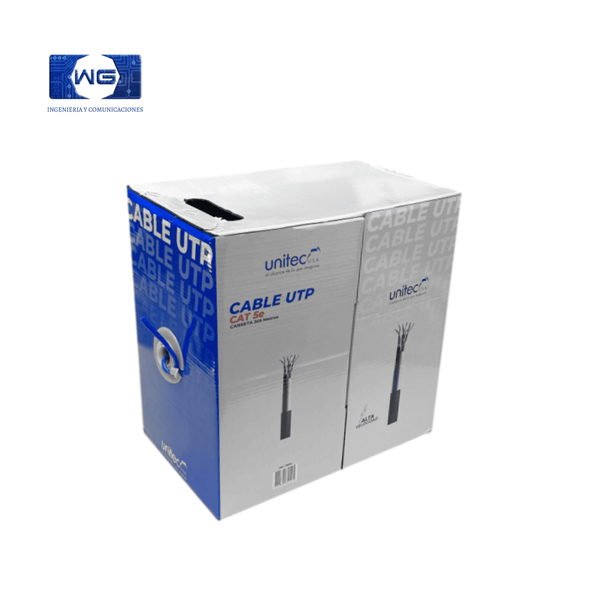 Cable Utp cat5e int. aleación 305mts ( Unitec)