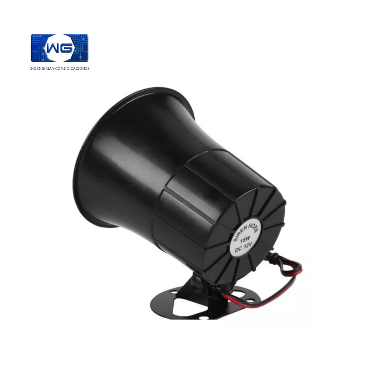 Sirena Para Alarma 12v 15w 1 Tono
