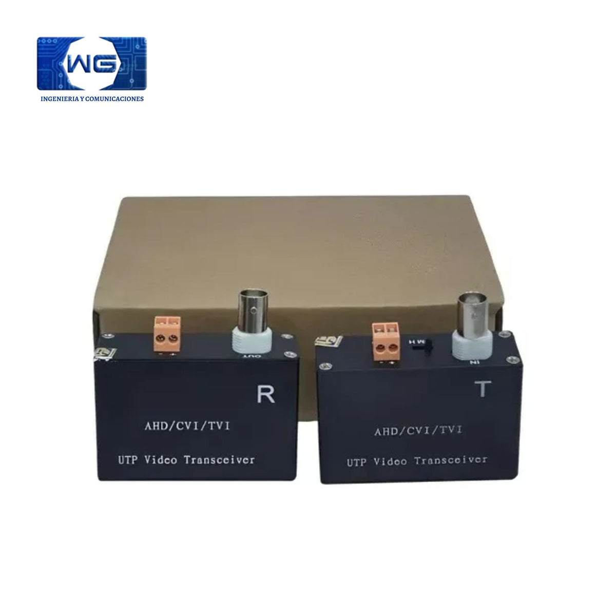 Video balun activo 5mp CVI, TVI, HD