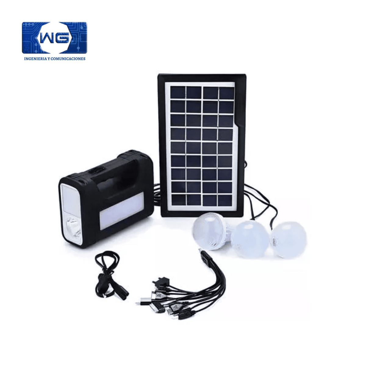 Sistema solar 3 bombillos GD- 8017