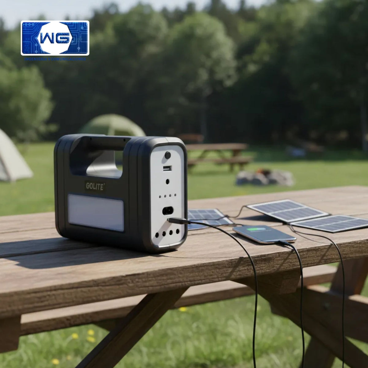 Sistema solar 3 bombillos GD- 8017