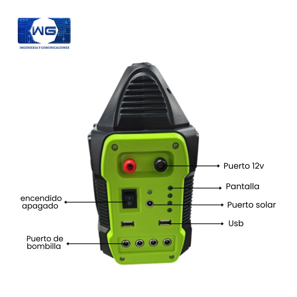 Sistema solar 3 bombillas GD – C77