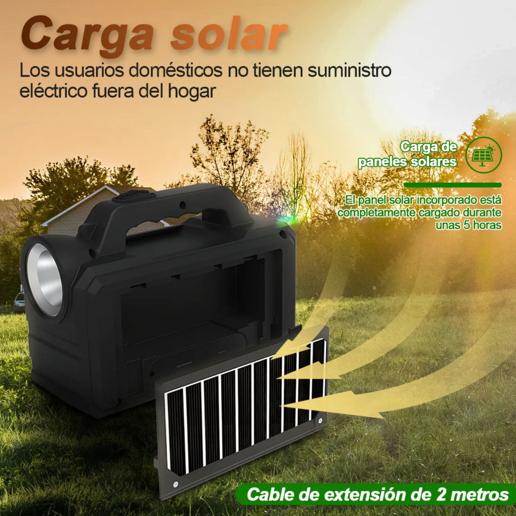 Sistema solar recargable GD- 8077FM