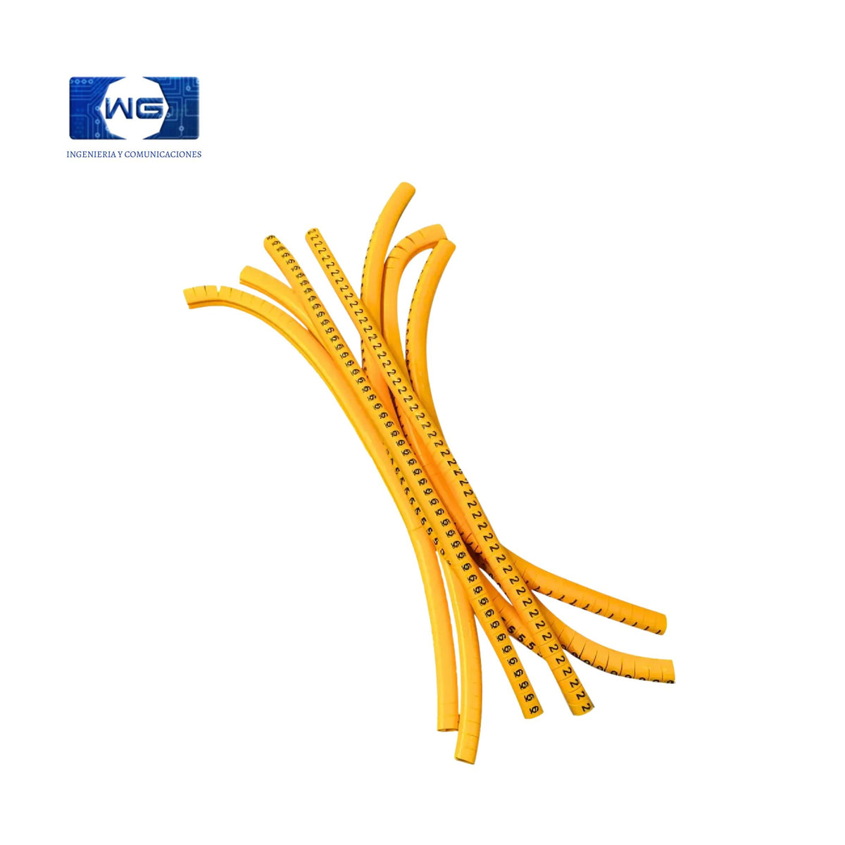 Marcador Plástico De Cables Tamaño 8,0 Mm2 -500 Piezas