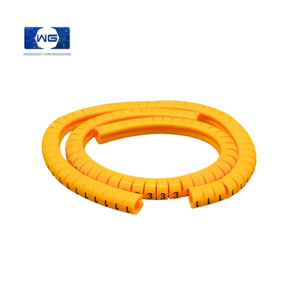 Marcador Plástico De Cables Tamaño 8,0 Mm2 -500 Piezas