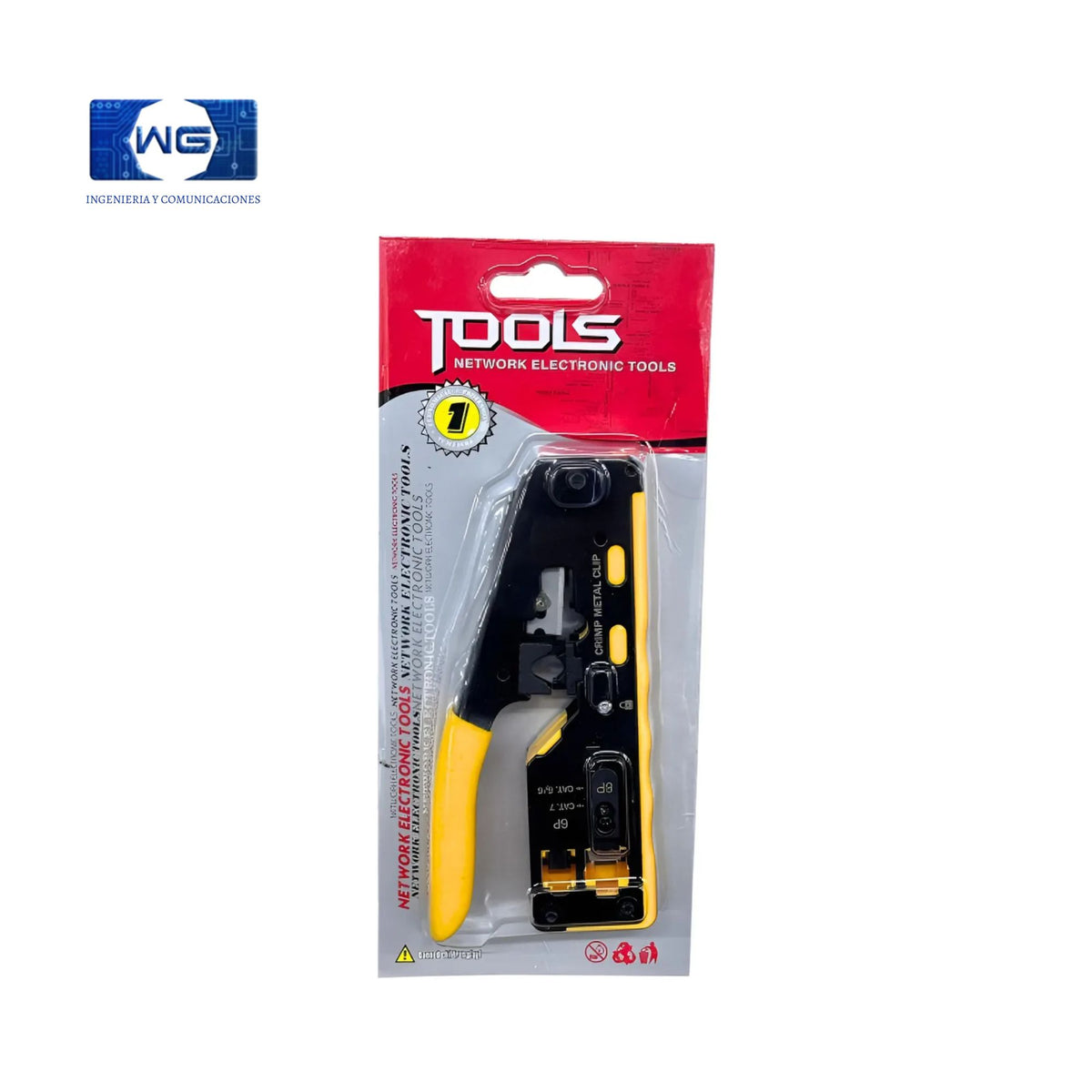 Ponchadora Rj45 Multifuncional Utp Cat 7/6/5 – Plug Pasante