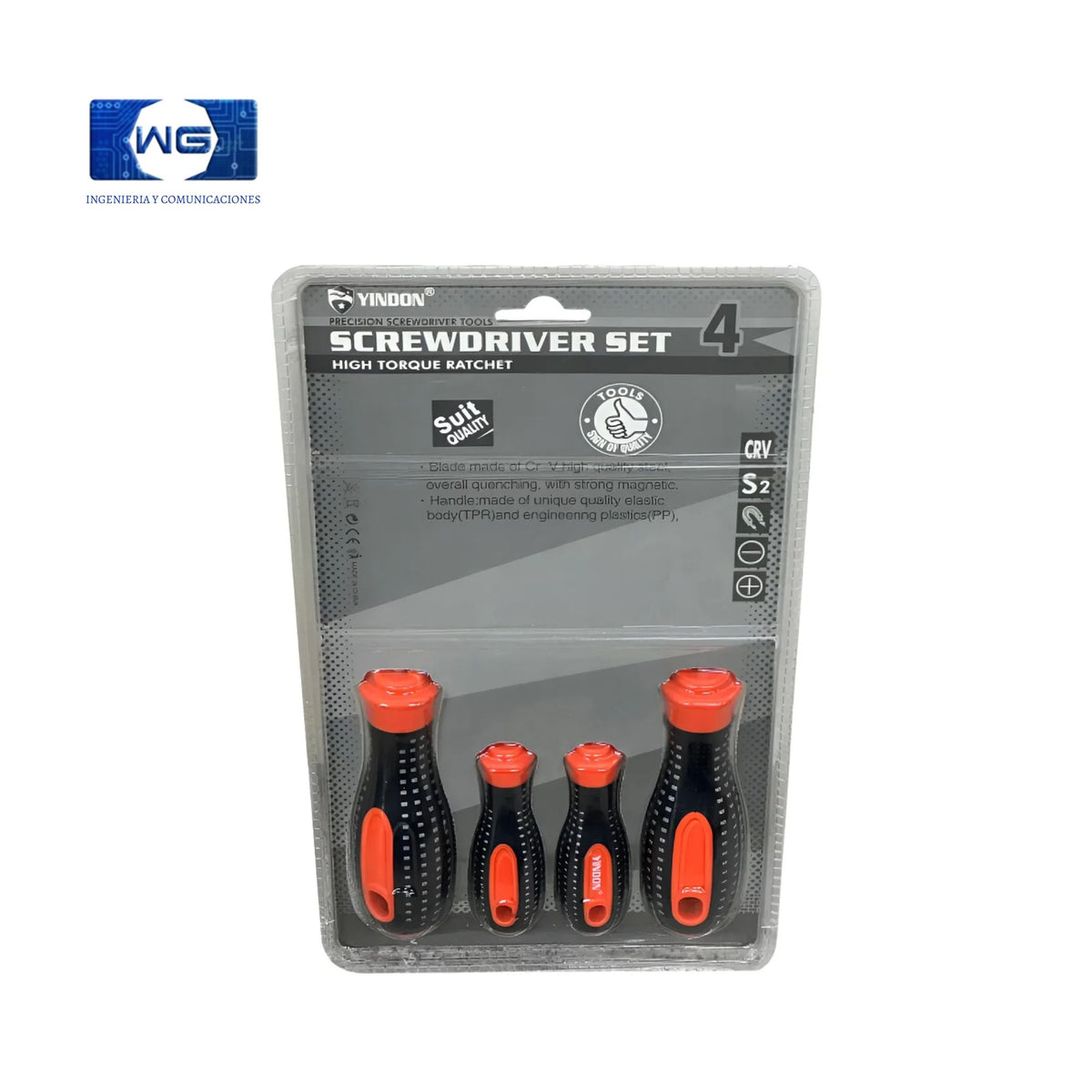 Set destornillador 4 piezas 3568