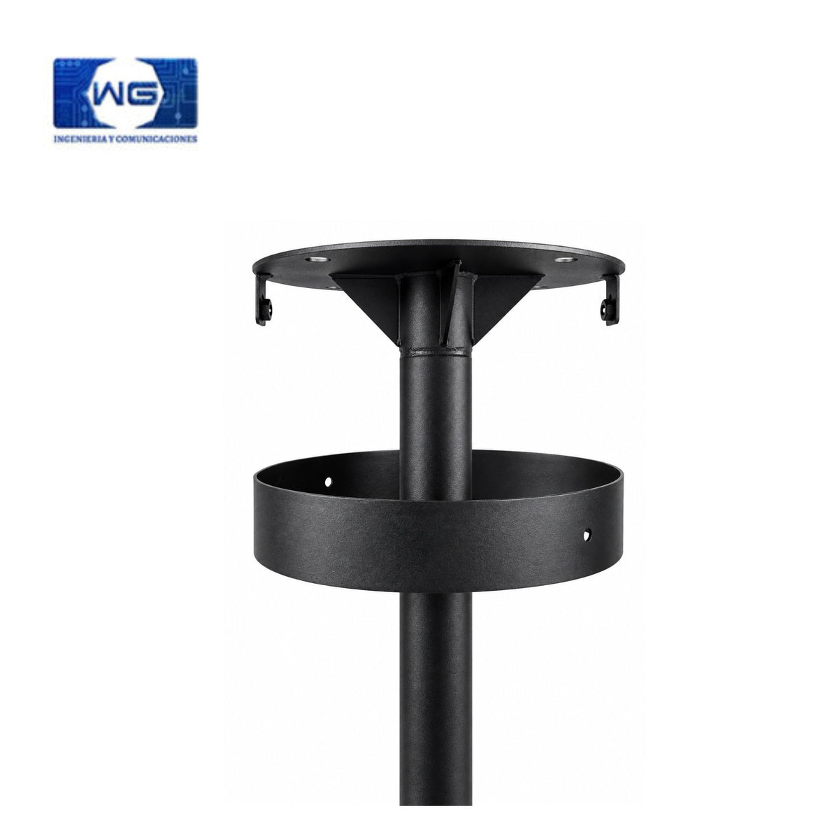 Pedestal para video portero con base redonda