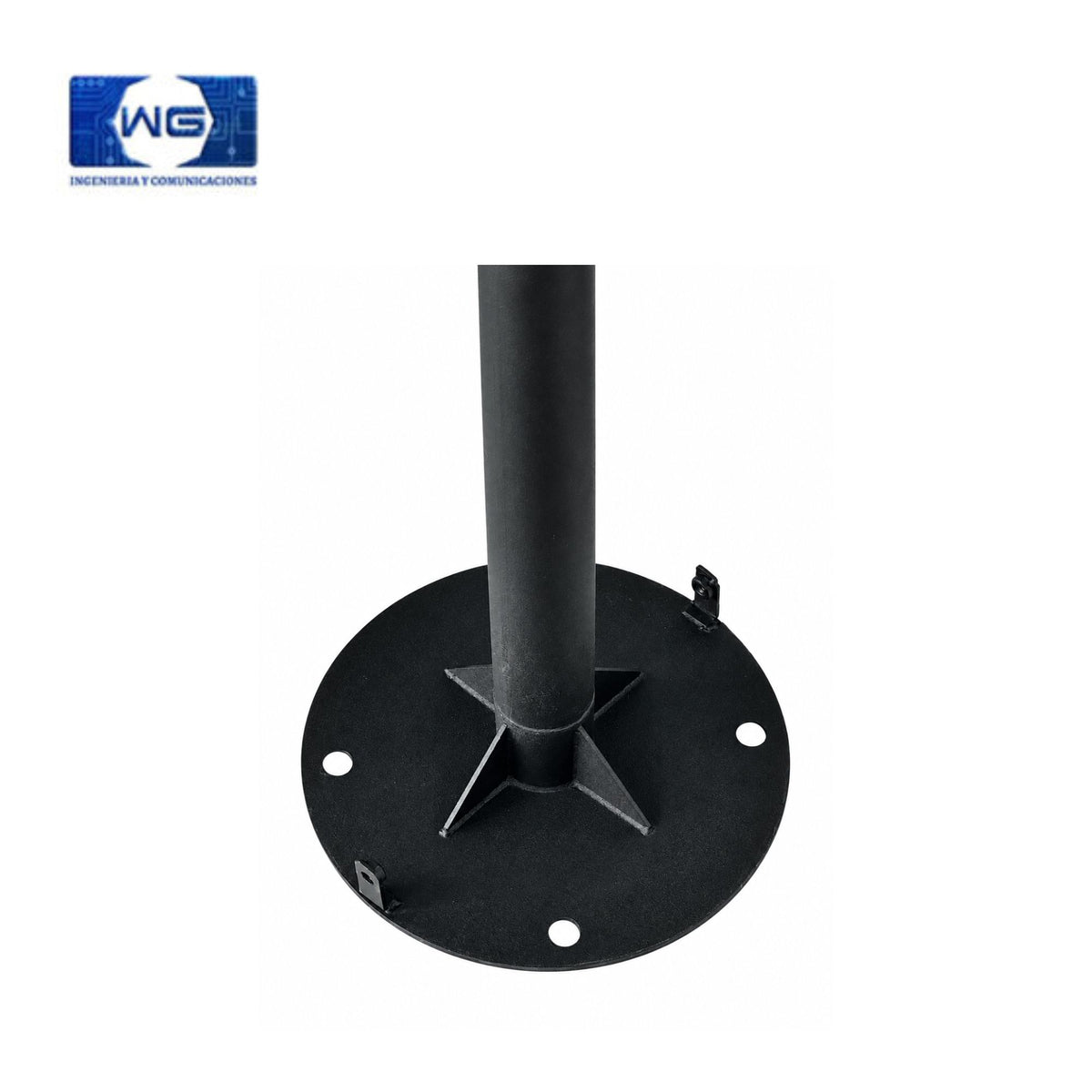 Pedestal para video portero con base redonda