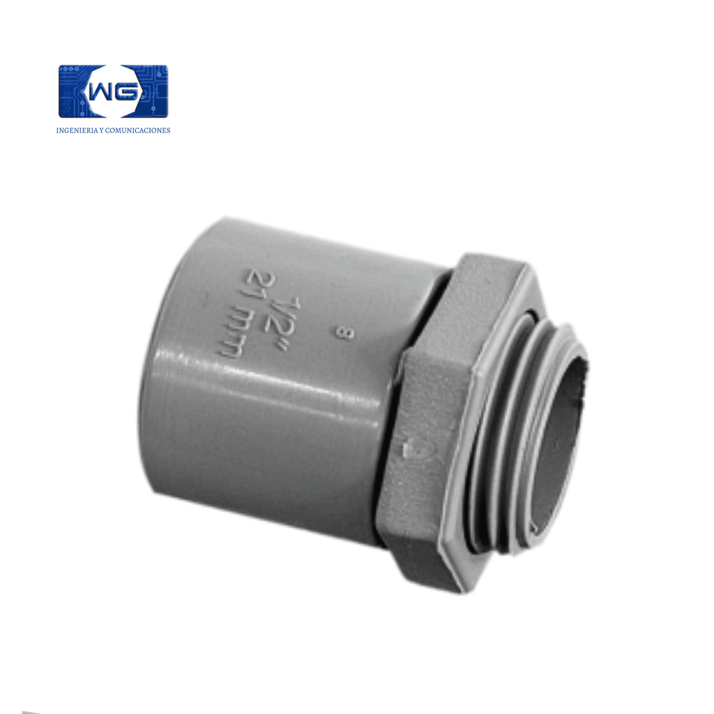 Terminal PVC gris - 1-2