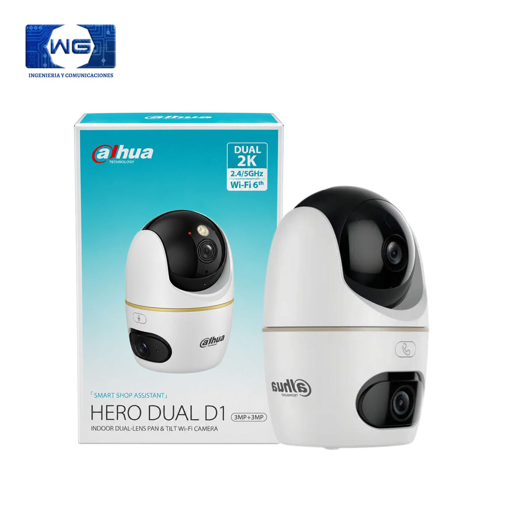 Cámara Dahua Hero dual D1 Wifi 2K – 6MP