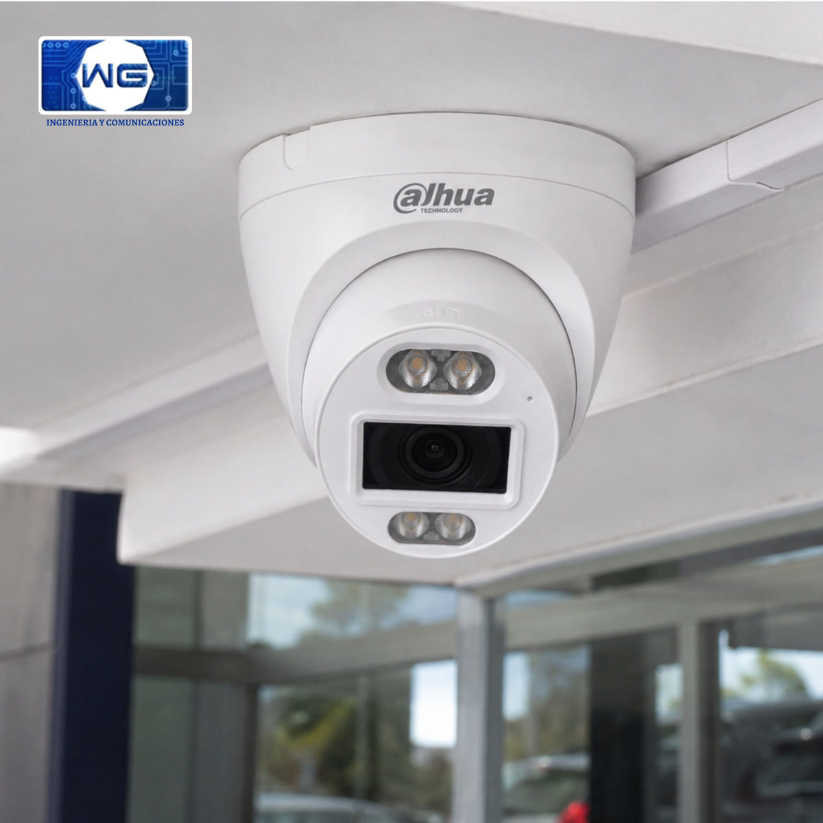 Cámara Dahua domo 5MP Smart Dual Light HAC