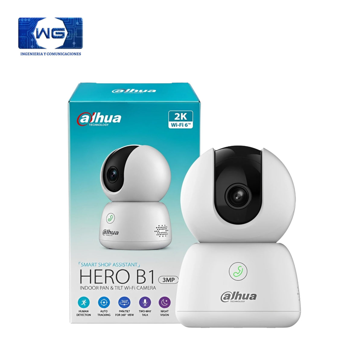 Cámara Dahua Wifi Hero B1 3MP / 2K