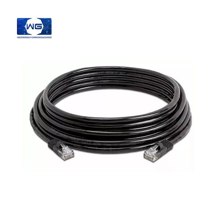 Patch cord Cat 6 100% cobre - 3m / negro